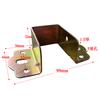 Bisagra de Cama Colgador de Cama Soporte Cuadrado de Madera Accesorios para Muebles Accesorios para Cama Gancho para Cama Ferretería para Marco de Cama Gancho para Cama