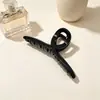 Grande Presilha de Cabelo Preta para Cabelos Grossos, Grampo Simples, Presilha de Cabelo Estilo Ins para a Nuca, Pinça de Cabelo para Mulheres, Presilha Tubarão, Atacado DIY