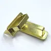 Hebilla Decorativa de Aleación Personalizable Accesorios de Ferretería para Bolsos de Noche Asa Pequeña de Puente de Arco Tornillos para Bolsos de Puente de Arco Oro Claro