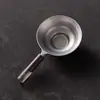 Filtro de té de titanio puro, colador de té ultrafino, individual, de alta calidad, con mango de madera, accesorios para ceremonia del té, separador de té, filtro de té