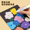 Marcadores Acrílicos Lavables Deli Stationery para Estudiantes y Niños, Marcadores de Arte Especializados, Plumas de Color Impermeables y que No Corren