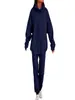 Traje Sudadera con Capucha de Color Puro para Hombre Primavera y Otoño 2023 Traje de Dos Piezas Deportivo Casual de Moda