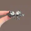 Grampo de Cabelo para Mulheres, Luxuoso e de Alta Qualidade, com Strass, Presilha de Cabelo em Laço, Acessório de Cabelo, Presilha Superior, Presilha de Mola