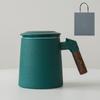 Caneca de chá de cerâmica para escritório caneca de separação de chá caneca de chá com filtro grande capacidade caneca de água com tampa Caneca presente logotipo