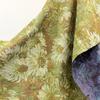 Jardín de Pintura de Monet Estilo Óleo Tela Jacquard de Girasol DIY Vestido Falda Tela para Diseñador de Ropa Teñido en Hilo