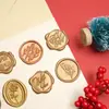 Etiquetas con Sello de Cera para Sellado para Sobres, Tarjetas Postales, Bolsas de Documentos, Series de Navidad, Halloween y Pascua