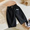 Pantalones de Trabajo para Niños Verano Ropa para Bebés y Niños Pantalones Cortos Pantalones de Verano para Bebé Estilo Occidental de Media Longitud Pantalones Finos y Transpirables para Niños