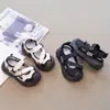 Sandálias infantis meninos 2025 novas sandálias esportivas de verão estilo verão sapatos grandes para meninos estilo fino bebê verão fresco