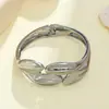 Moda Europea y Americana Simple Metal Pesado Elegante Anillo Geométrico Brillante Gota de Agua Collar Pulsera Pendientes Conjunto de Joyería para Mujeres