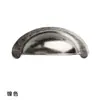 Mueble de Gabinete Puerta de Gabinete Cajón Tirador Semicírculo Aleación de Zinc Doble Agujero 73 mm Estilo Campestre Americano Clásico Tirador de Concha