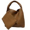Amazon Explosões Bolsa Tote de Grande Capacidade Verão Senso de Alto Nível Nicho Bolsa Tecida Portátil Bolsa Cesto de Legumes para Mulheres
