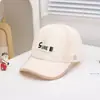 Gorra de Malla para Niños Ins Moda Letra Versátil Gorra de Béisbol Exterior Guardería Protección Solar Sombrilla Sombrero Verano Nuevo Estilo