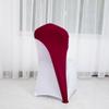 Funda Decorativa Transfronteriza para Respaldo de Silla de Una Sola Pierna, Pieza Única Elástica, Funda para Silla de Hotel y Banquete, Color Sólido, Cubierta para Respaldo de Silla de Una Sola Pierna Baita