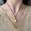 "Alcançando as Estrelas" Colar Longo de Pentagrama com Estrela e Lua para Mulheres, Design de Corrente para Suéter de Nicho de Luxo Leve