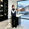 Nuevo Chaleco de Algodón Holgado Talla Grande Unisex Otoño/Invierno Chaqueta de Trabajo Cálida para Pareja al Aire Libre