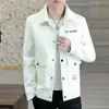 Chaqueta para Hombre para Primavera y Otoño, Estilo de Alta Gama, Ropa Exterior para Hombre, Chaqueta Delgada, Nuevo Modelo 2026, Abrigo Casual Premium