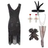 Vestido Vintage Amazon de los Años 20 S-4XL con Bordados, Lentejuelas y Borlas, Vestido de Noche Gatsby, Estilo Europeo y Americano