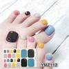 Nuevas pegatinas para uñas de los pies ecológicas impermeables 22 pegatinas pequeñas para pies directo de fábrica en stock pegatinas para uñas infantiles YMZ