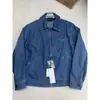 Modelo nuevo transfronterizo 2026 silueta minimalista nicho alta gama chaqueta corta de mezclilla para hombre con diseño lavado vintage