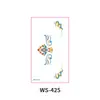 Novedad Flor-brillo Frente Dunhuang Pegatina de Cejas Niños Adultos Mujeres Hanfu Estilo Antiguo Vestido Antiguo Estampado en Frente Pegatina de Actuación