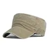 Gorra de Béisbol Lavable de Copa Plana para Hombre, Gorra con Protección Solar para Primavera y Verano, Sombrero de Sol Versátil Transpirable Simple Retro