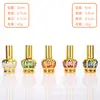 Botella Octagonal de Aceite Esencial Colorida con Estampado Dorado 3ml 6ml Botella Roll-On Botella Roll-On de Perfume de Gama Alta Botella de Vidrio para Muestras de Viaje
