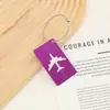 Etiqueta de Bagagem de Metal, Bolsa de Mão, Presente de Negócios Transfronteiriço em Formato de Avião, Etiqueta de Bagagem Despachada, Pingente de Etiqueta de Identificação de Mala de Metal