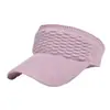 Chapéu de palha de verão feminino transfronteiriço chapéu de palha plissado Joker proteção solar chapéu de tricô esportivo chapéu de sol para corrida ao ar livre fabricantes para venda