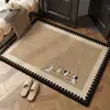 Alfombrillas de Suelo de Gama Alta, Felpudos de Entrada, Alfombrillas de Suelo Resistentes a Manchas para Puertas de Entrada, Alfombras, Felpudos Antideslizantes que Eliminan el Polvo, Felpudos Domésticos de Dibujos Animados