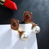 Pendientes Largos Bohemios Cuidadosamente Seleccionados para Mujer, Pendientes de Borla Acrílica Coloridos Retro, Estilo Étnico de Yunnan, Versátiles