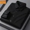Camisa cálida para hombre Black Friday transfronteriza, manga larga otoño e invierno, forro polar, engrosada, camisa casual de negocios para hombre de comercio exterior