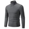 Suéter Térmico de Cuello Alto para Hombre Suéter de Cuello Alto