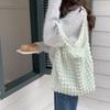 2522 Stylisch Clouds Bubble Flower Shoulder Bag Novas Vesículas Bolsa Simples para Estudantes Femininas Bolsa de Lona