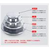 Suministro de fábrica Jingdezhen cerámica manual aleación de aluminio plato giratorio herramientas de cerámica plato giratorio de doble cara al por mayor