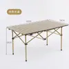 Juego de mesa y silla personalizado para uso en automóvil, mesa plegable portátil para camping al aire libre, mesa para puesto de barbacoa, taburete plegable ligero para el hogar