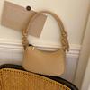 Bolsa Pequena para Mulheres 2024 Primavera e Verão Bolsa Satchel Retrô de Ombro Bolsa Transversal Simples e Fashion Bolsa de Axila Estilo Estrangeiro Bolsa Feminina
