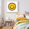 Pintura Decorativa Girassol Sorridente para Sala de Estar, Pintura de Armário de Sapatos para Sala de Jantar, Pintura Pendurada para Cabeceira de Quarto, Pintura de Entrada Estilo Nórdico para Múltiplas Cenas