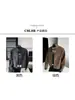 Jaqueta de Couro PU Tie-dye Americana Masculina Primavera Outono Corte Justo Gola Alta de Piloto Roupa Externa Estilosa Bonita Toque de Luxo Jaqueta de Baseball