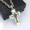 Suprimento Transfronteiriço Vida Egípcia Exótica Pingente Cruz Colar de Aço Inoxidável Estilo Egípcio Anka Personalidade