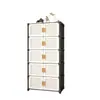 Gabinete de almacenamiento multifuncional transfronterizo para uso doméstico, gabinete de almacenamiento multicapa a prueba de polvo para dormitorios, gabinete simple para dormitorio, gabinete de almacenamiento