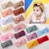 Nuevos Accesorios para el Cabello de Bebé Europeos y Americanos Diadema Banda para el Cabello de Nylon para Bebés Paquete de Cabello con Lazo Ancho Jacquard