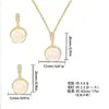 Serie de Conjuntos de Joyería Transfronterizos, Accesorios de Joyería de Lujo Ligero y Gama Alta, Conjuntos de Joyería de Cobre Chapado en Oro de Diseño de Nicho, Artículos Populares