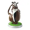 Porta bolígrafos para bolsa de golf, Diseño creativo de bolsa de golf, Almacenamiento conveniente, Estilo vertical, Estilo inclinado, Adorno de escritorio elegante
