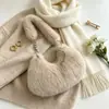 2026 Nuevo Bolso de Hombro Único Otoño e Invierno, Bolso Peludo Cruzado para Mujer, Bolso de Felpa, Bolso de Mano Esponjoso Otoño e Invierno para Mujer