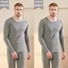 Traje de ropa interior térmica para hombre, engrosado, forrado de polar, Dejia, a prueba de frío, camiseta interior para ancianos, ropa de otoño, pantalones largos, invierno