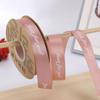 2.5Justforyou Buquê de Flores de Fita Decoração de Bolo Embalagem DIY Materiais Artesanais Laço Presente Renda