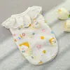 Ropa para Gatos Hecha de Hilo de Algodón Puro, Transpirable y Delgada, Adecuada para Perros y Gatos, Suministros para Mascotas, Ropa para Aire Acondicionado, Se Puede Usar para Gatos de Patas Cortas, Previene la Caída del Pelo