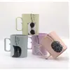 Nuevo vaso para cepillo de dientes Vaso moda caricatura color liso vaso para enjuague bucal hogar lavado vaso para pareja
