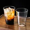 Estilo Ins Simples Copo de Água de Vidro Borossilicato Grande Capacidade Copo Alargado Copo para Café Latte Copo para Chá de Frutas Copo para Bebidas Frias