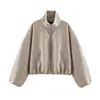 Atacado de fabricante de roupas femininas transfronteiriço 2026 outono novo estilo europeu e americano moda casual solta jaqueta bomber